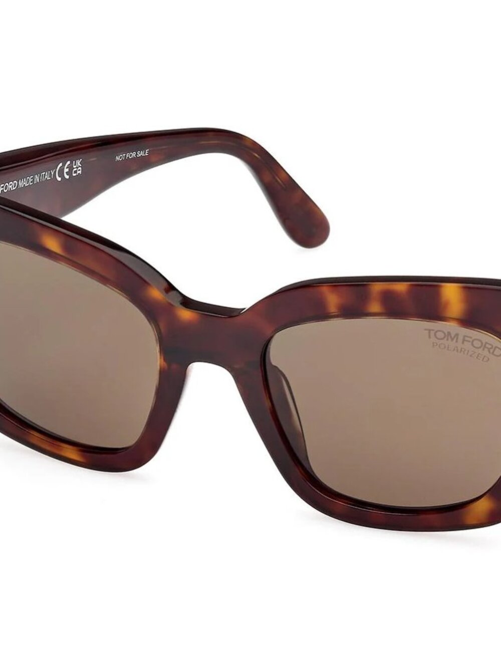 NEW TOM FORD TF1190 52H DARK HAVANA BROWN POLARIZED AUTHENTIC SUNGLASSES - Picture 2 of 9